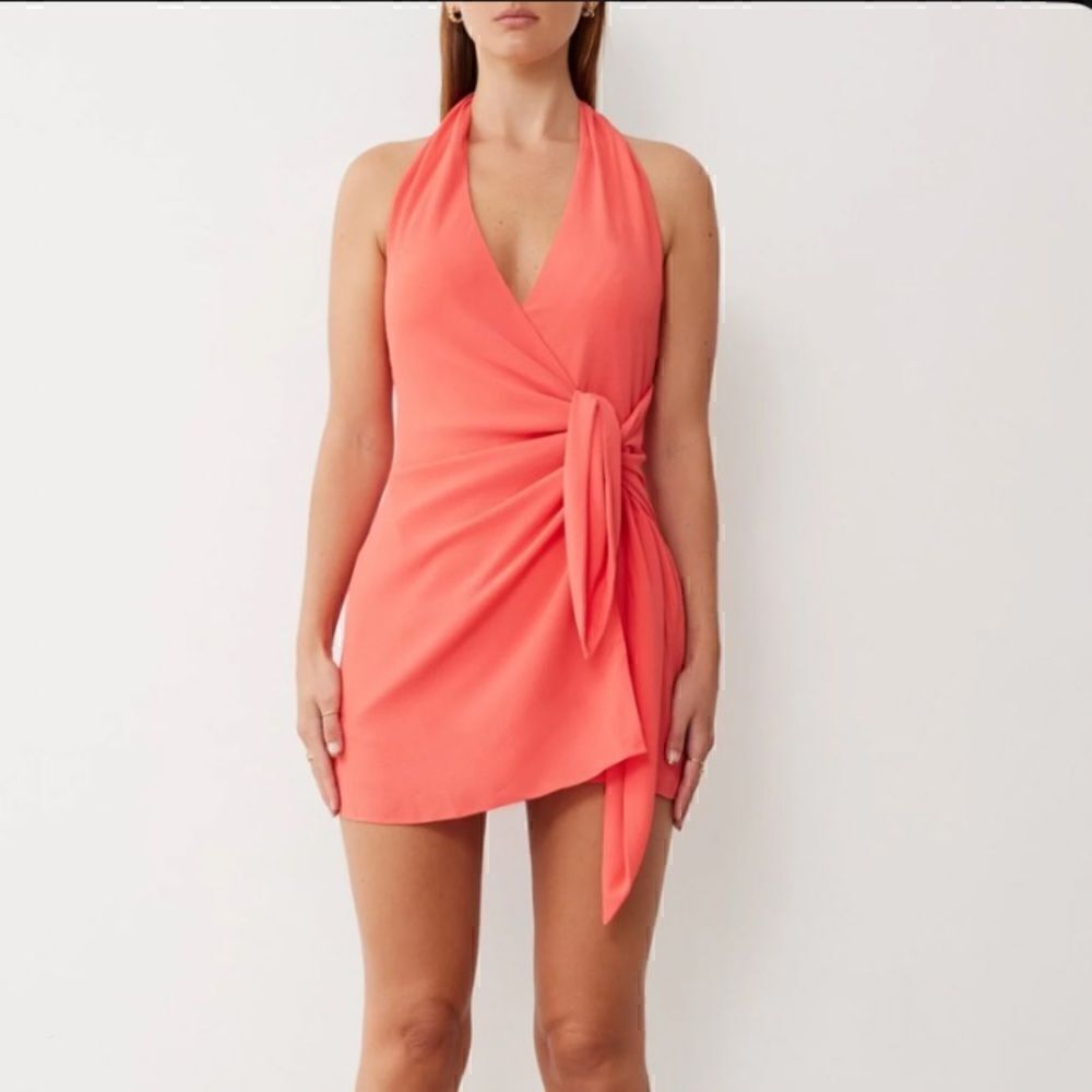 NWT BOSKEMPER Halter Mini Dress